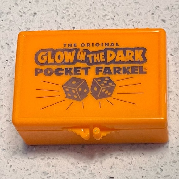 The Original Glow in the Dark Pocket Farkel Dice Game- RARE